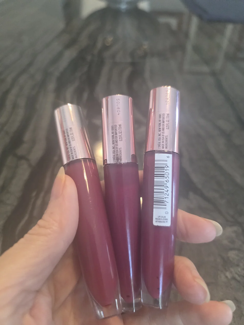 NWT SET OF 3 L'Oreal Lip Gloss in (Fête de Fleurs) Great For Gifting Or Yourself